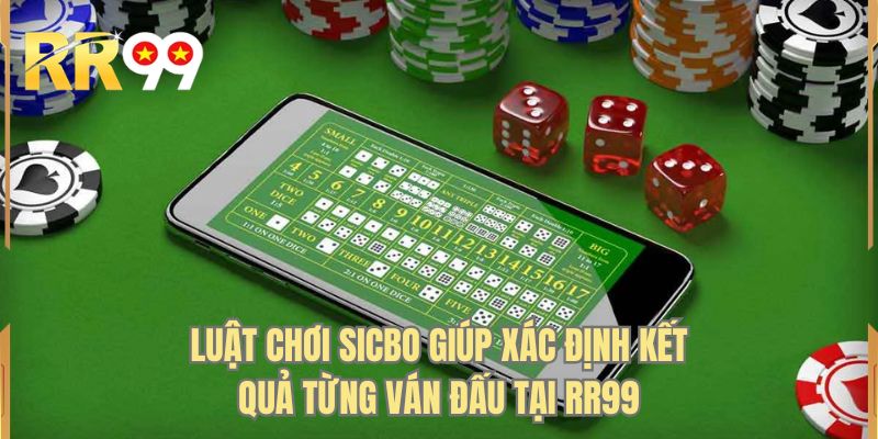 Luật chơi sicbo giúp xác định kết quả từng ván đấu tại RR99